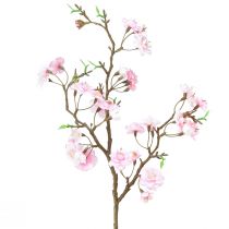 Prodotto Ramo di fiori di pesco artificiale rosa ramo primaverile 69 cm
