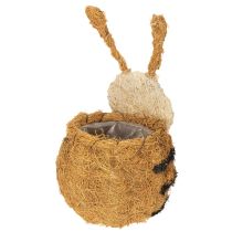 Prodotto Fioriera a forma di ape come cestino decorativo per piante per un design d'interni giocoso, primavera ed estate, 24 cm, 2 pezzi