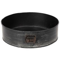 Prodotto Fioriera, teglia decorativa, stampo a cerniera per piante, decorazione in metallo Ø24cm H7.5cm