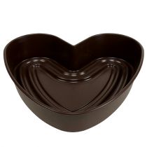 Prodotto Cuore vegetale "Amora" marrone 35 x 35 cm, 1 pz