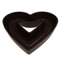 Prodotto Cuore vegetale "Amora" 45cm marrone, 1pz