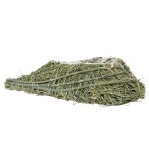Prodotto Cuore vegetale in materiale naturale con inserto in lamina, 22 cm, 2 pezzi