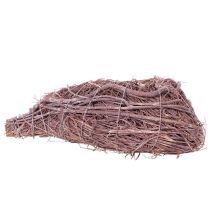 Prodotto Cuore decorativo in rametti con foglio di alluminio per piante, 20 cm, 2 pezzi