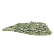 Prodotto Ciotola a forma di cuore in erba naturale con foglio per la semina, 38 cm