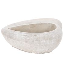 Prodotto Vaso a forma di cuore, in pietra fusa, vaso decorativo, 17 cm