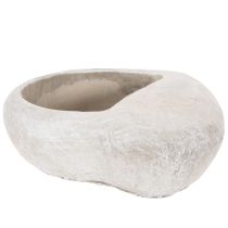 Prodotto Vaso a forma di cuore, in pietra fusa, vaso decorativo, 17 cm
