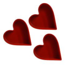 Prodotto Pianta romantica cuore ciotola per piante cuore rosso 15×15×7 cm 3pz