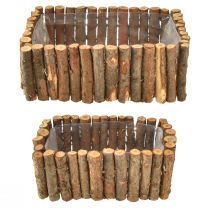 Prodotto Cassetta per piante in legno per erbe aromatiche in betulla L23/28 cm set da 2