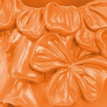 Prodotto Vaso per piante a forma di testa di pianta, busto, arancione, 13,5×13×14 cm