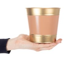 Prodotto Vaso/fioriera in metallo, Ø13cm H12cm, 4 pezzi