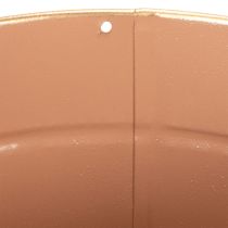 Prodotto Vaso per piante/fiori in metallo, Ø17cm H14.5cm, 4 pezzi