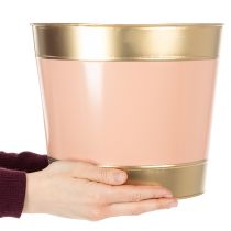 Prodotto Vaso/fioriera in metallo, Ø26cm H22cm, 4 pezzi
