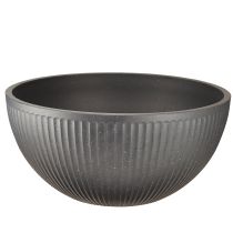 Prodotto Vaso per piante in plastica antracite Ø40cm H18,5cm