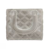 Prodotto Borsa per fioriera in cemento con vaso per piante 18×11×15,5 cm