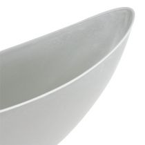 Prodotto Ciotola per piante 39cm x 12,5cm H13cm grigio chiaro, 1 pezzo