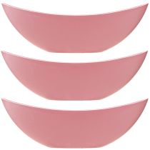 Prodotto Barchetta portafiori in plastica rosa 28×9×9 cm 3pz