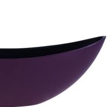 Prodotto Ciotola decorativa per barchetta per piante viola 38,5 cm × 12,5 cm × 13 cm