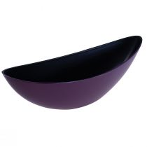 Prodotto Ciotola decorativa per barchetta per piante viola 38,5 cm × 12,5 cm × 13 cm