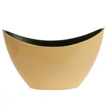 Prodotto Vaso decorativo Plant Boat giallo primaverile 20x9x12 cm