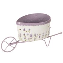 Prodotto Carriola portafiori con elegante effetto lavanda, 46 cm