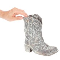 Prodotto Stivali da cowboy decorativi, scarpe da giardinaggio, 24 cm