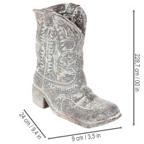 Prodotto Stivali da cowboy decorativi, scarpe da giardinaggio, 24 cm