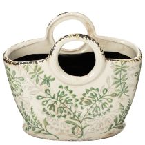 Prodotto Borsa per piante in ceramica per zona giorno e balcone 21 cm