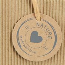 Prodotto Sacchetti per piante carta naturale rigata 24x12x12cm 8 pz