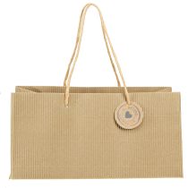 Prodotto Sacchetti per piante carta naturale rigata 24x12x12cm 8 pz