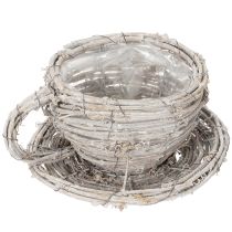 Prodotto Tazza da tè in materiale naturale dal fascino rustico per una decorazione d'interni esclusiva 13cm