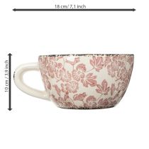 Prodotto Tazza per piantare, decorazione floreale unica, 18 cm