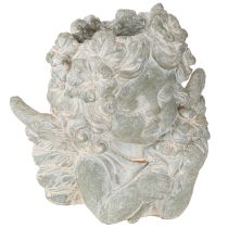 Prodotto Vaso per piante, angelo in pietra fusa, decorazione per tomba, 19,5×12×19,5 cm