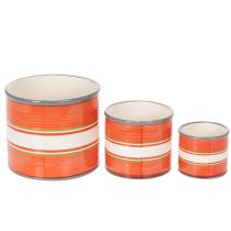 Prodotto Vasi decorativi in ceramica con motivo a pomodoro per accenti eleganti per la casa, 14 cm, set da 3
