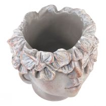 Prodotto Vaso per piante con busto per fioriera aspetto cemento H14 cm