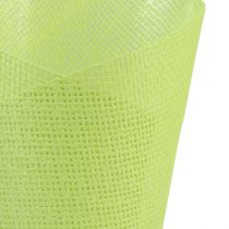 Prodotto Vaso per piante in carta intrecciata verde, giallo, viola Ø7cm A13cm 12 pezzi
