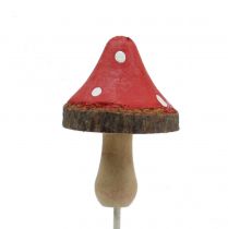 Funghi in legno da incollare assortiti 4cm 12 pezzi