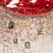 Prodotto Decorazione per la casa a forma di fungo: Amanita muscaria in miniatura, 6 cm, 2 pezzi