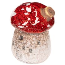 Prodotto Decorazione per la casa a forma di fungo: Amanita muscaria in miniatura, 6 cm, 2 pezzi