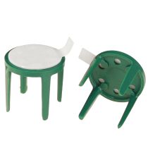 Prodotto Porta spilli con cuscinetto adesivo porta schiuma floreale verde Ø3cm 50 pz