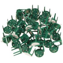 Prodotto Portaspilli in schiuma floreale verde da 3 cm, 50 pezzi, forniture per fioristi
