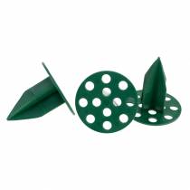 Prodotto OASIS® Plastic Pini Extra portacandele verde Ø4.7cm 50 pezzi