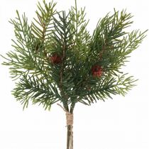 Rami decorativi Ramo di pino natalizio artificiale 31 cm 2 pezzi