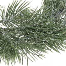 Ghirlanda natalizia rami di pino artificiale innevati Ø30cm