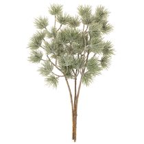 Prodotto Ramo di abete artificiale, grande ramo di pino per decorazioni invernali, 55 cm, 3 pezzi