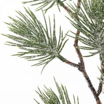 Rami di Natale Ramo di pino innevato 54 cm 3 pezzi in mazzo