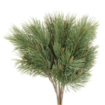 Prodotto Mazzo decorativo di rami di pino artificiali per composizioni floreali, 39 cm, 6 pezzi