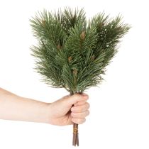 Prodotto Mazzo decorativo di rami di pino artificiali per composizioni floreali, 39 cm, 6 pezzi