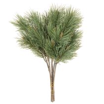 Prodotto Mazzo decorativo di rami di pino artificiali per composizioni floreali, 39 cm, 6 pezzi