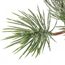 Rami di Natale ramo di pino artificiale innevato 30 cm 6 pezzi