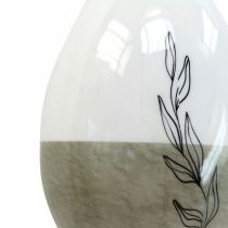 Uova di Pasqua in plastica per appendere Ostedeko Ø5cm H7cm 6pz